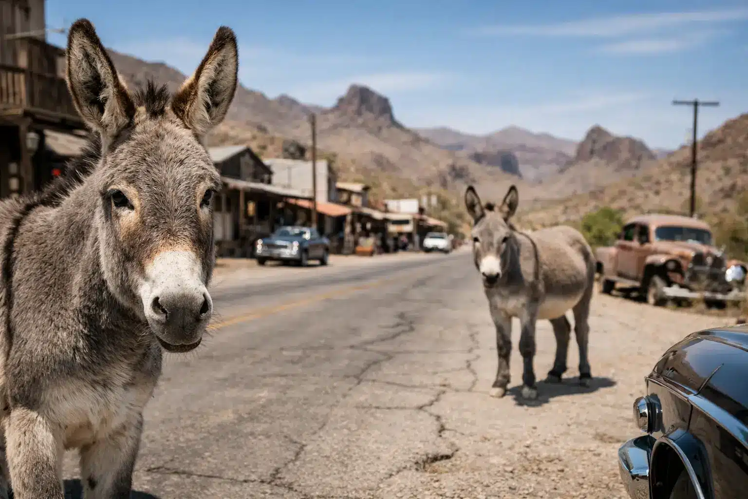 Best Oatman Wild Burro Photo Stops on Route 66