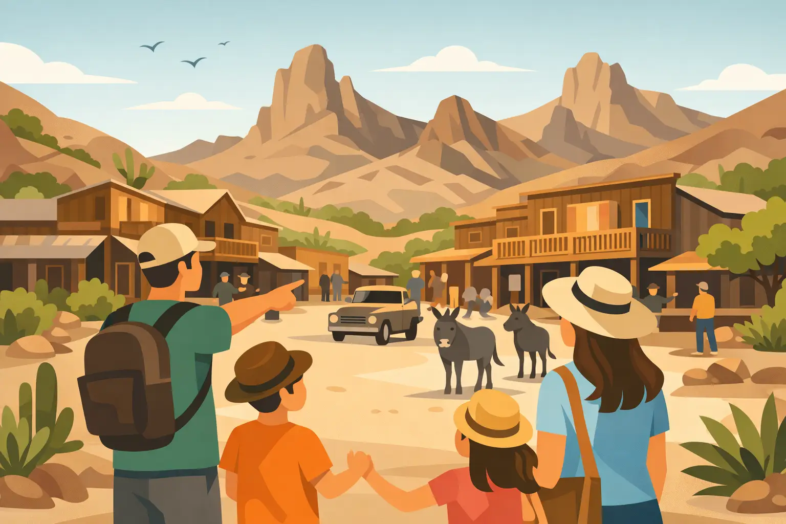 How to Visit Oatman With Kids: A Family Plan